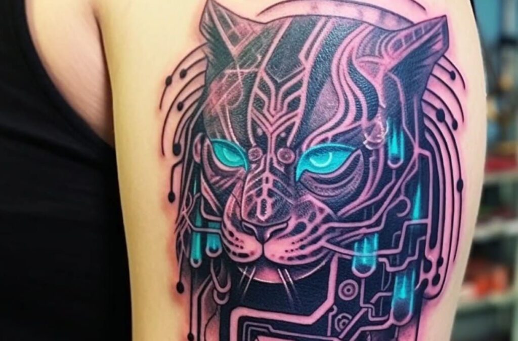 Detailed Look at Signature Cyberpunk Tattoo Art