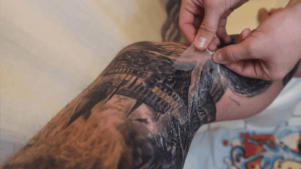 How Long to Leave Saran Wrap on Tattoo?