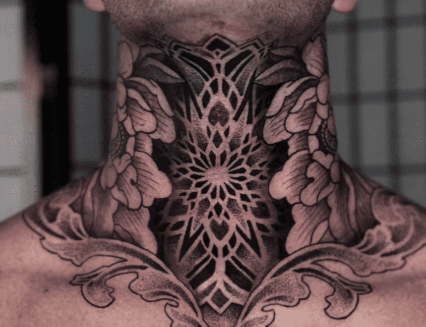 Neck Tattoo Ideas for Men