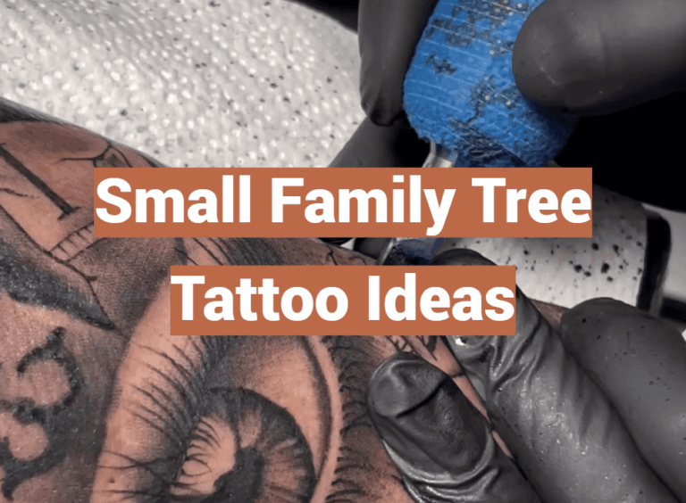 Small Family Tree Tattoo Ideas