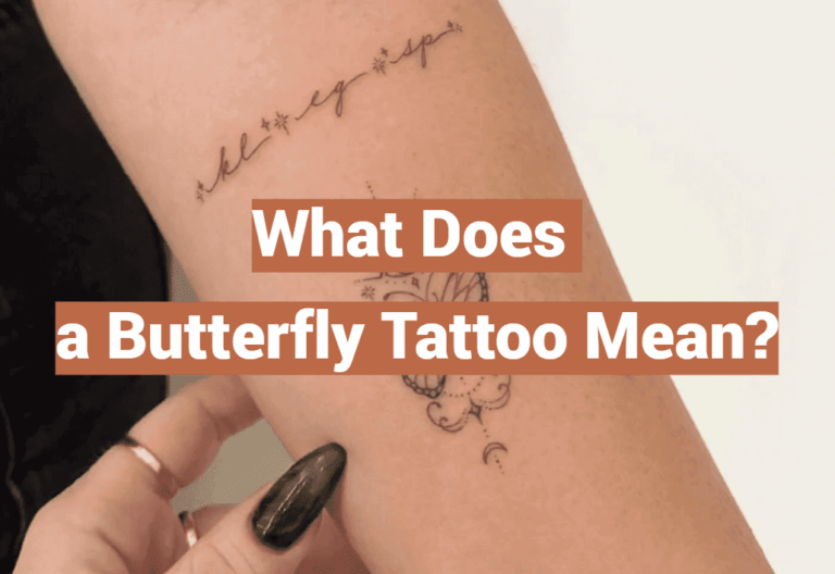 What Does a Butterfly Tattoo Mean?