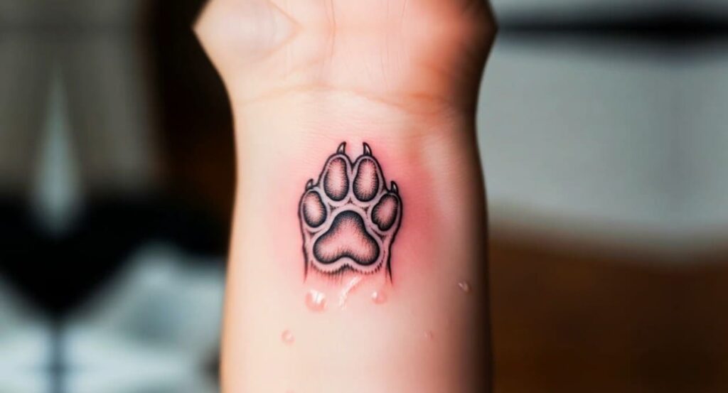 The Meaning Behind a Paw Print Tattoo